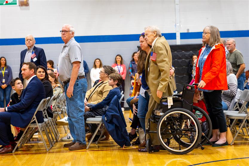 Students celebrate Veterans Day